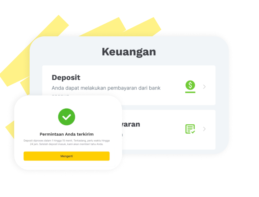 Finex deposit flow